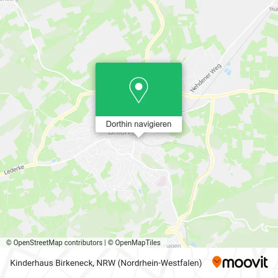 Kinderhaus Birkeneck Karte