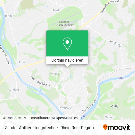 Zander Aufbereitungstechnik Karte