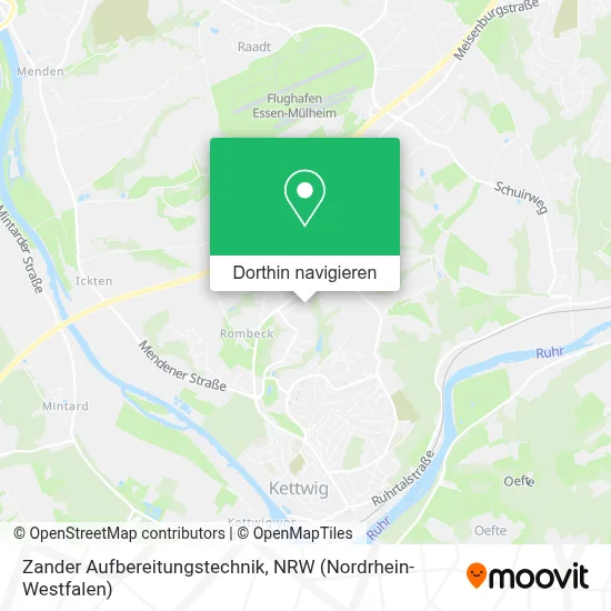 Zander Aufbereitungstechnik Karte