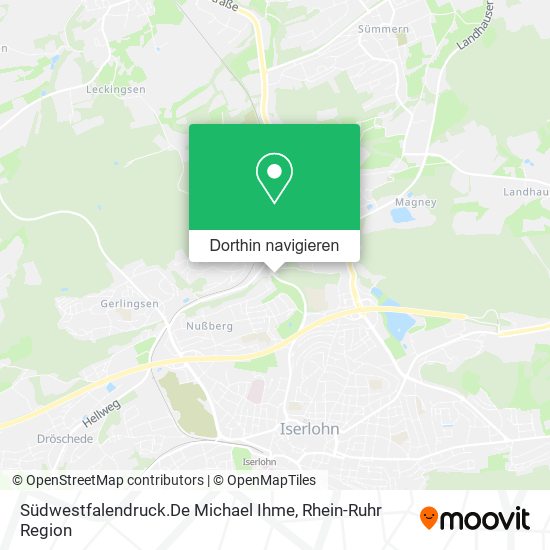 Südwestfalendruck.De Michael Ihme Karte