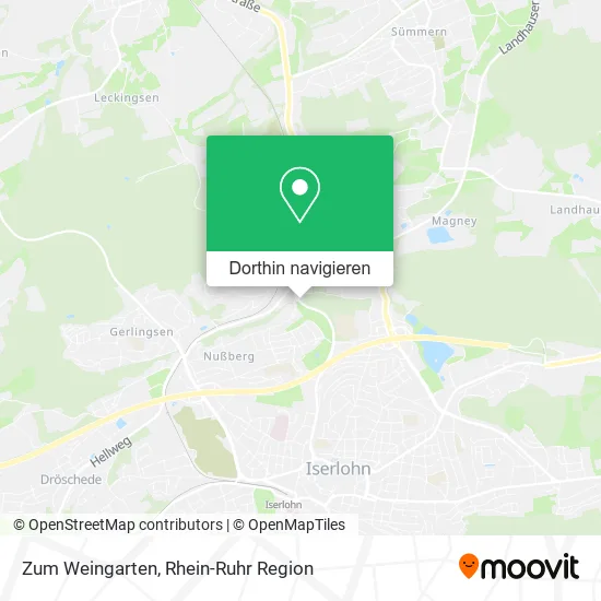 Zum Weingarten Karte