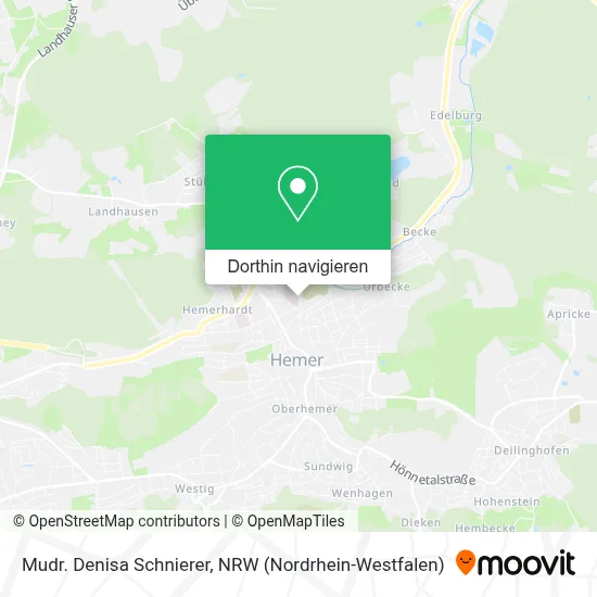 Mudr. Denisa Schnierer Karte