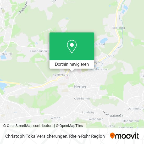Christoph Toka Versicherungen Karte