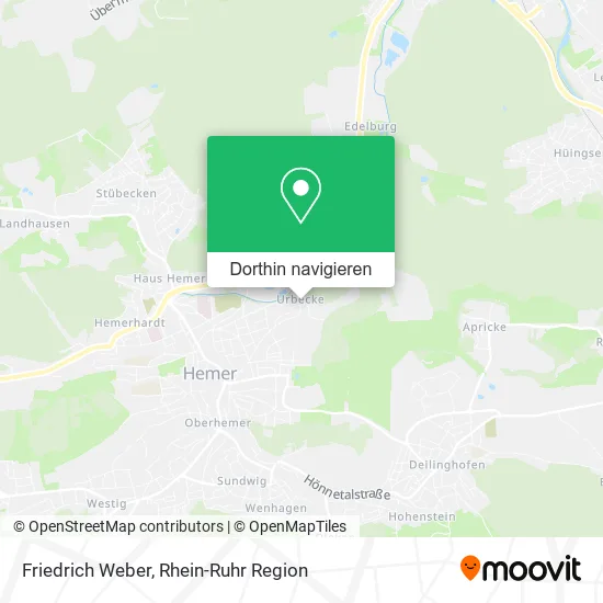 Friedrich Weber Karte