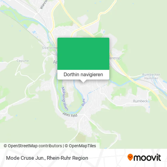 Mode Cruse Jun. Karte