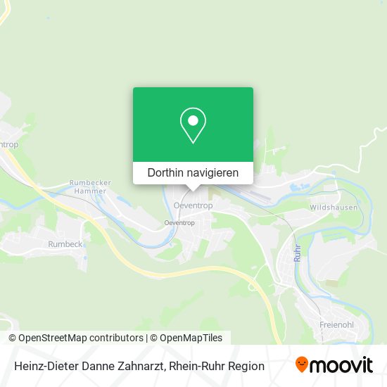 Heinz-Dieter Danne Zahnarzt Karte