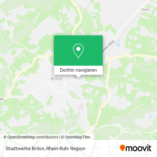 Stadtwerke Brilon Karte