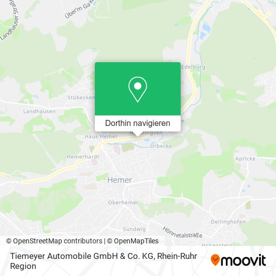 Tiemeyer Automobile GmbH & Co. KG Karte