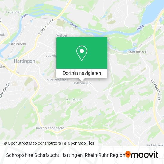 Schropshire Schafzucht Hattingen Karte