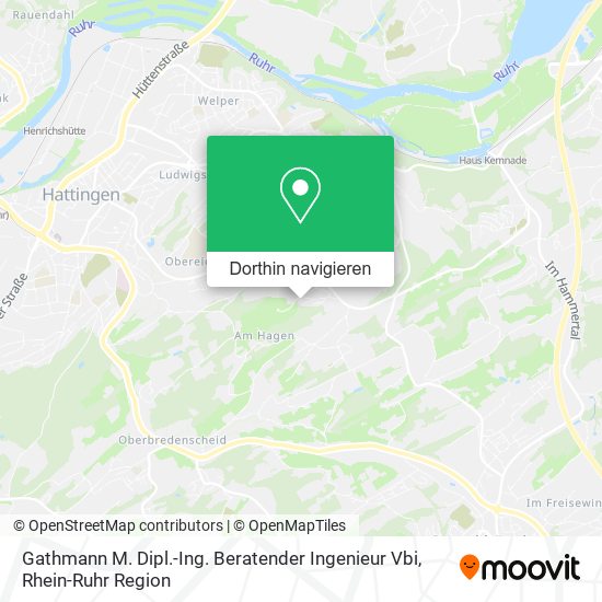 Gathmann M. Dipl.-Ing. Beratender Ingenieur Vbi Karte