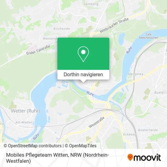 Mobiles Pflegeteam Witten Karte