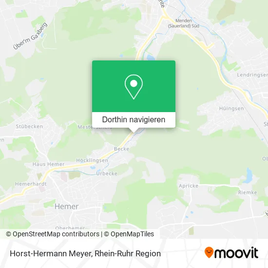 Horst-Hermann Meyer Karte