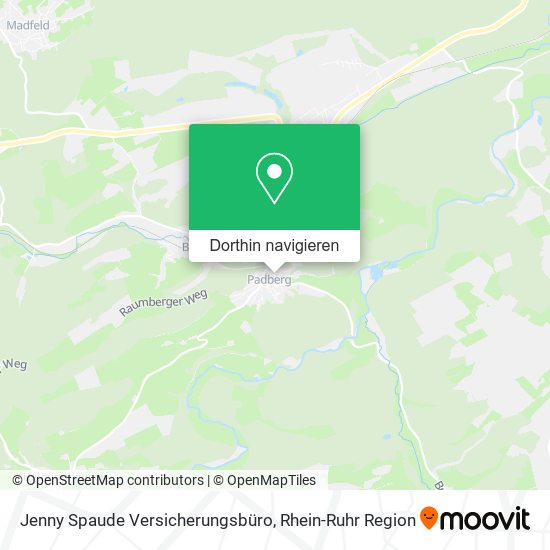 Jenny Spaude Versicherungsbüro Karte