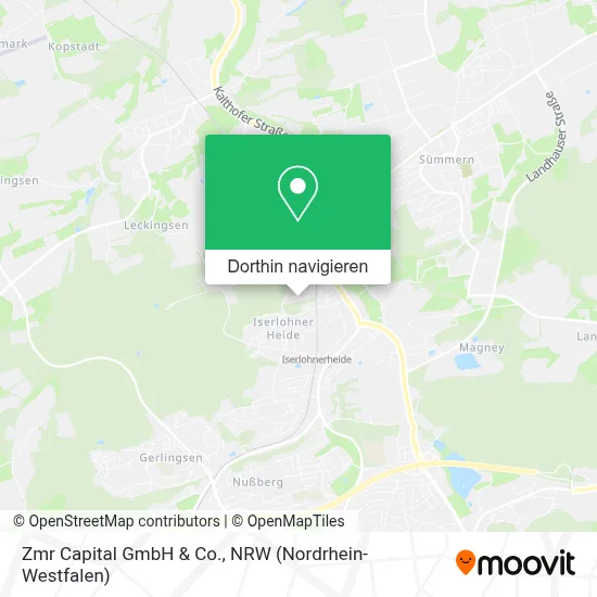 Zmr Capital GmbH & Co. Karte