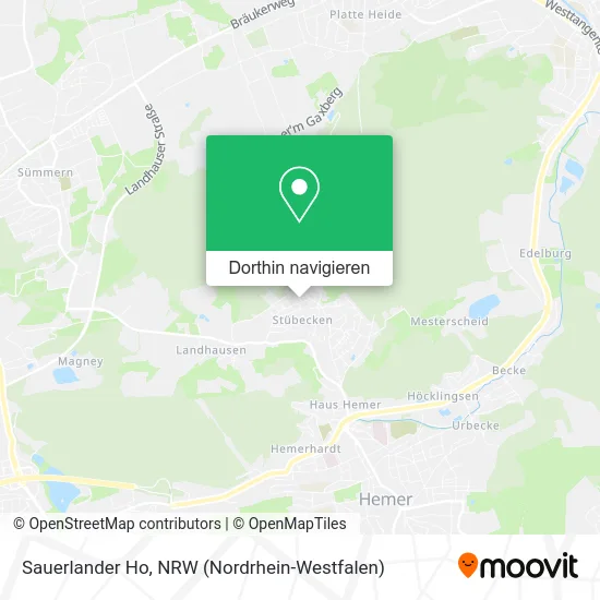 Sauerlander Ho Karte