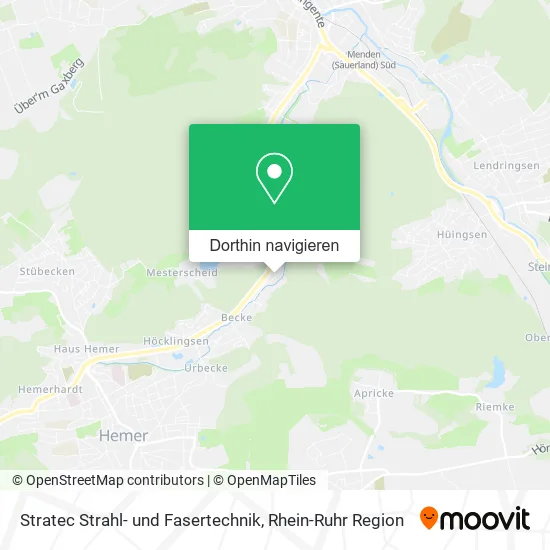 Stratec Strahl- und Fasertechnik Karte