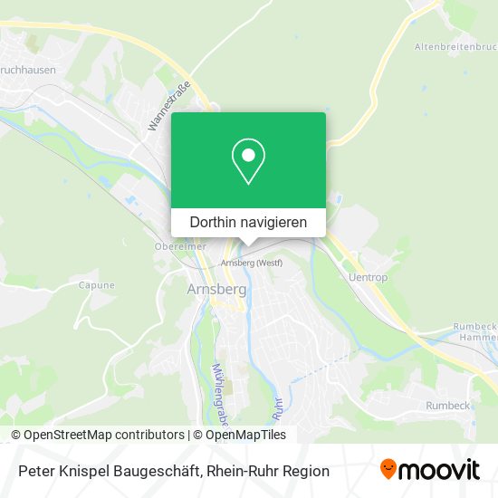 Peter Knispel Baugeschäft Karte