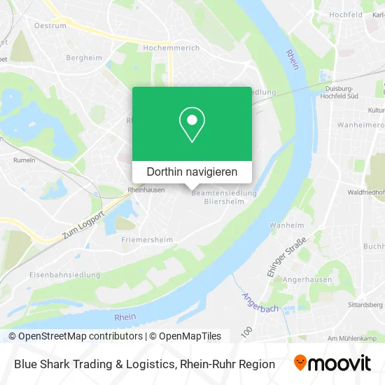 Blue Shark Trading & Logistics Karte