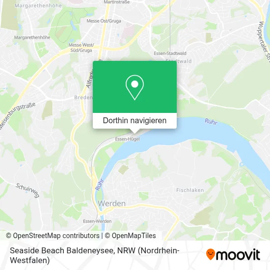 Seaside Beach Baldeneysee Karte