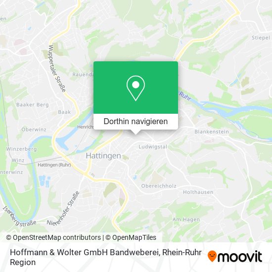 Hoffmann & Wolter GmbH Bandweberei Karte