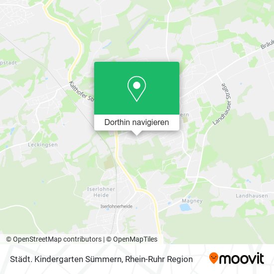 Städt. Kindergarten Sümmern Karte