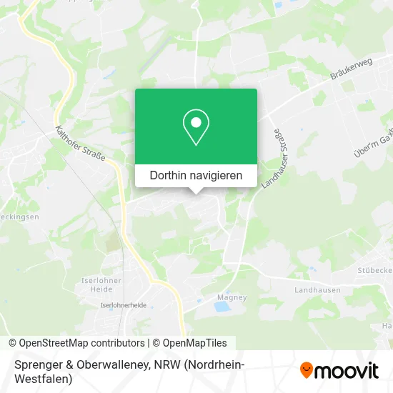 Sprenger & Oberwalleney Karte