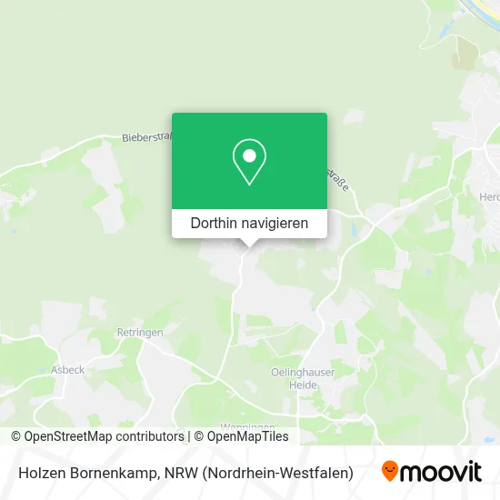 Holzen Bornenkamp Karte