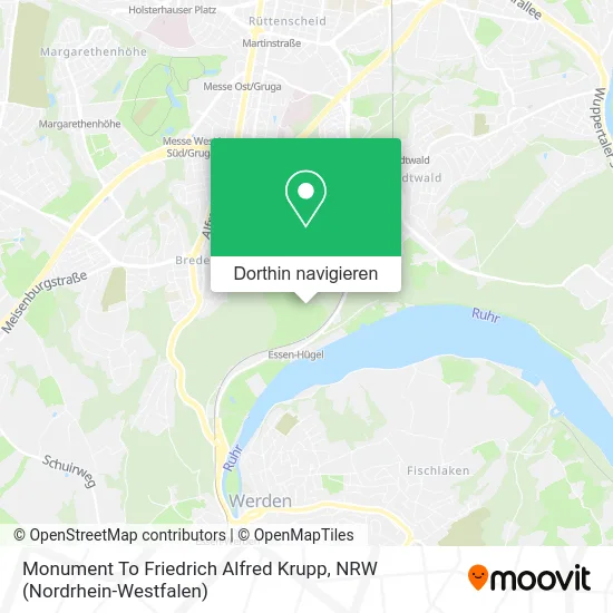 Monument To Friedrich Alfred Krupp Karte