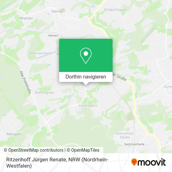 Ritzenhoff Jürgen Renate Karte