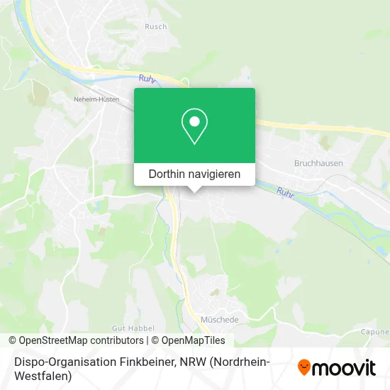 Dispo-Organisation Finkbeiner Karte