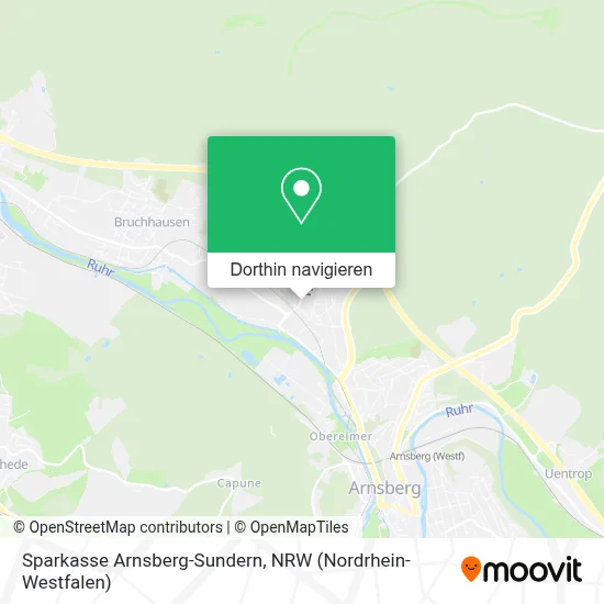 Sparkasse Arnsberg-Sundern Karte