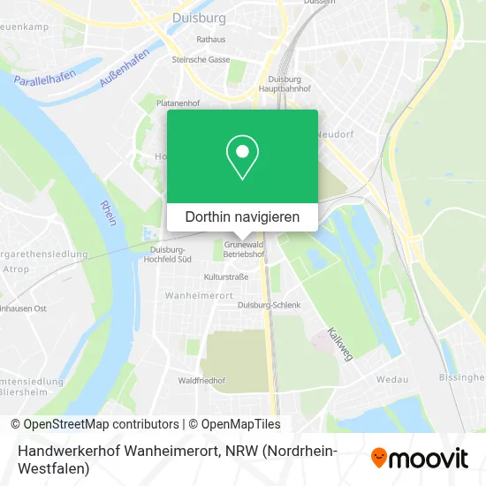 Handwerkerhof Wanheimerort Karte