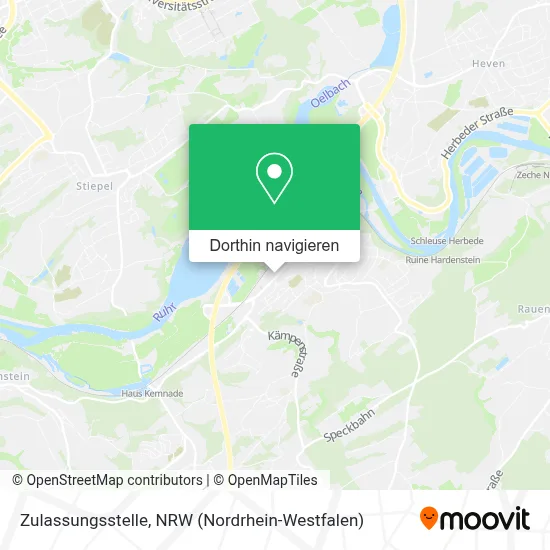 Zulassungsstelle Karte