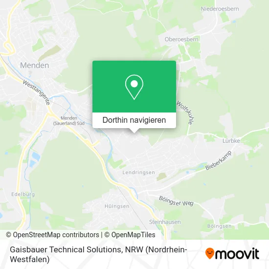 Gaisbauer Technical Solutions Karte