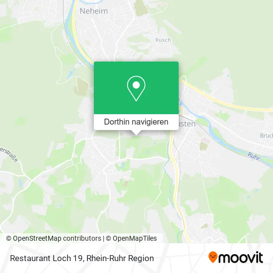 Restaurant Loch 19 Karte