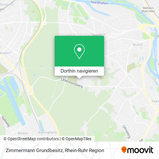 Zimmermann Grundbesitz Karte