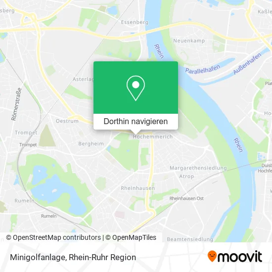 Minigolfanlage Karte