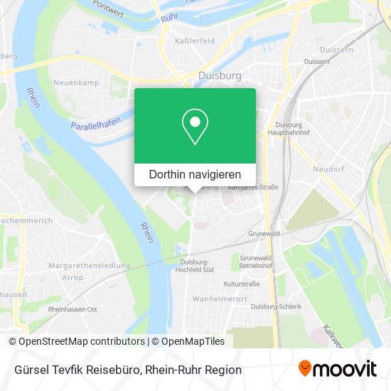 Gürsel Tevfik Reisebüro Karte