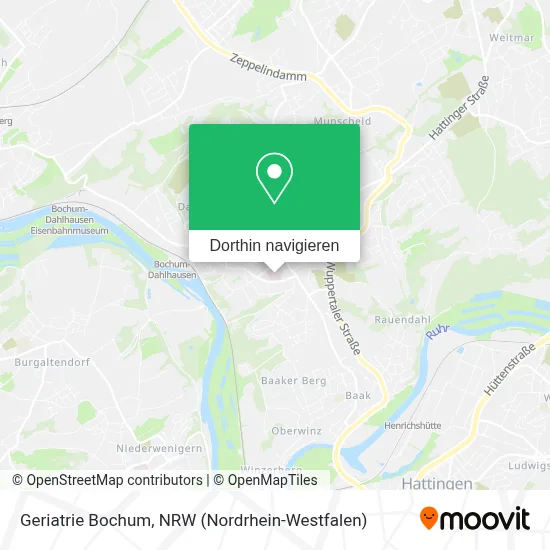 Geriatrie Bochum Karte