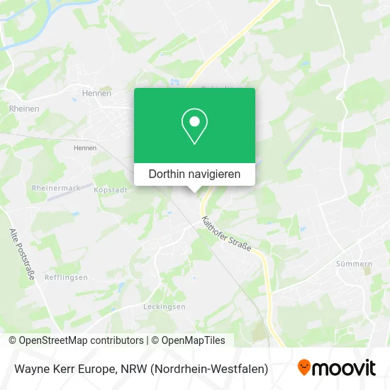 Wayne Kerr Europe Karte