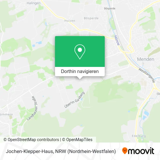 Jochen-Klepper-Haus Karte