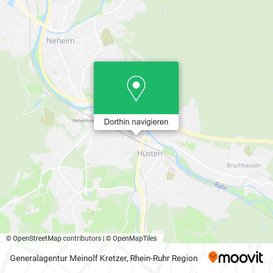 Generalagentur Meinolf Kretzer Karte