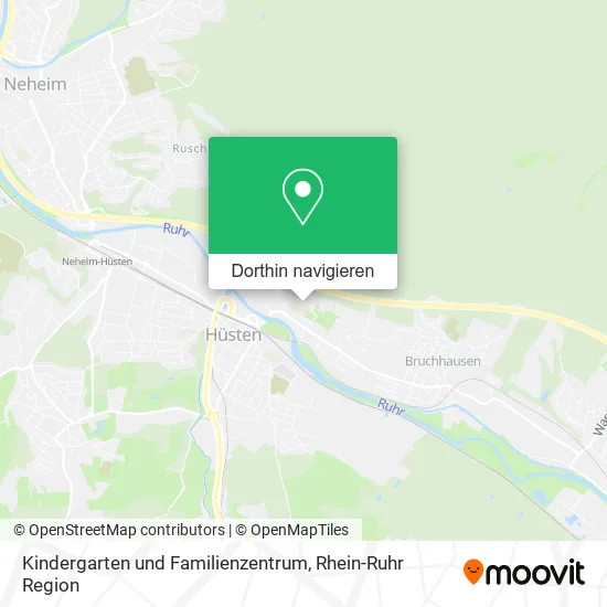 Kindergarten und Familienzentrum Karte