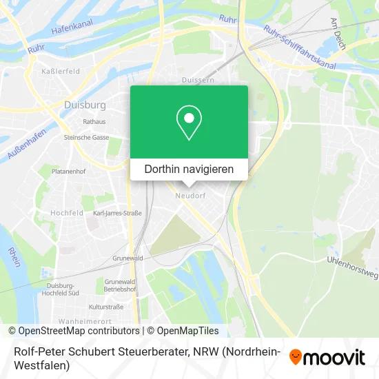 Rolf-Peter Schubert Steuerberater Karte