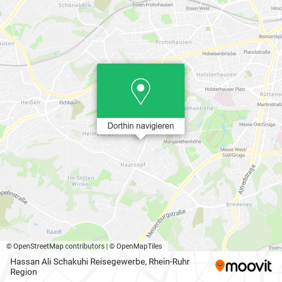 Hassan Ali Schakuhi Reisegewerbe Karte