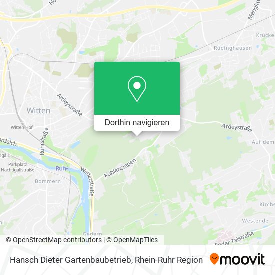 Hansch Dieter Gartenbaubetrieb Karte