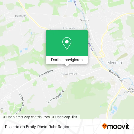 Pizzeria da Emily Karte