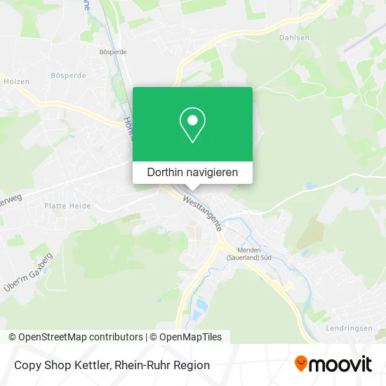 Copy Shop Kettler Karte