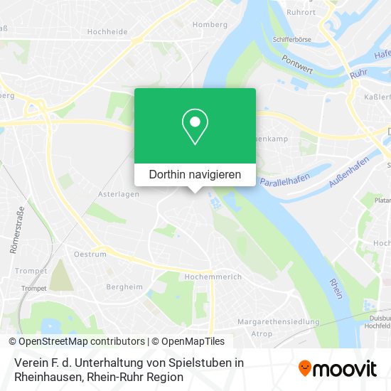 Verein F. d. Unterhaltung von Spielstuben in Rheinhausen Karte
