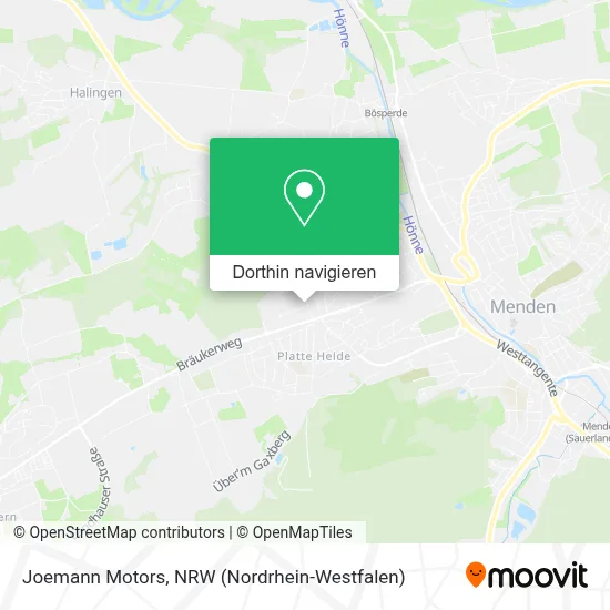 Joemann Motors Karte